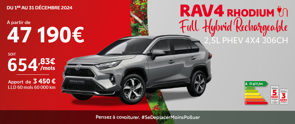 RAV4 RHODIUM OFFRE - Offres Flamboyantes - Décembre 2024